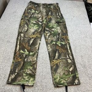 Habit Pants Mens Small Camouflage Realtree Hardwoods Green Cargo Hunting Outdoor